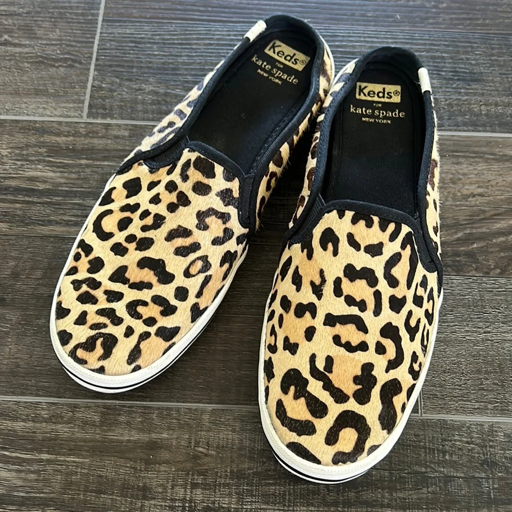 KEDS x KATE SPADE Double Decker Mule Leopard size 8.5 - Picture 1 of 8